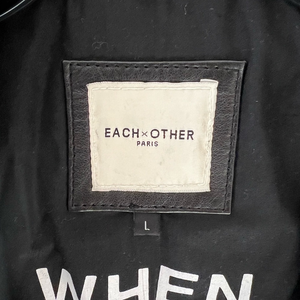 NWOT Each And Other Real Leather Moto Jacket - Picture 5 of 8